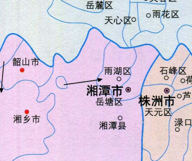 湖南湘潭市面积人口（湘潭各区县人口一览）(3)