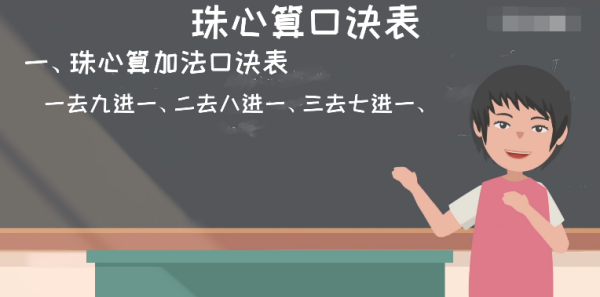 珠心算口诀视频,珠心算满10加法口诀怎么读图4