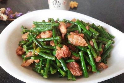 ​豆角炒肉怎么做好吃,豆角炒肉片的家常做法