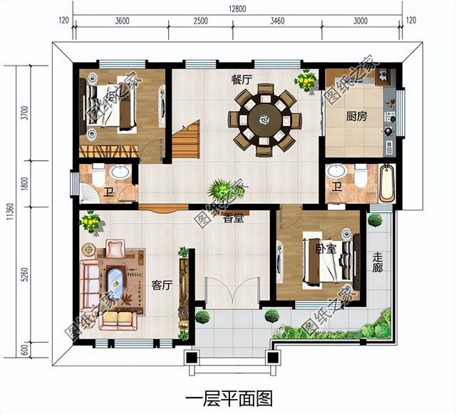 农村最漂亮的自建别墅（三款简单好看的别墅）(3)