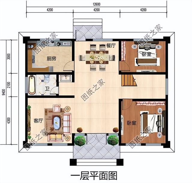 农村最漂亮的自建别墅（三款简单好看的别墅）(7)