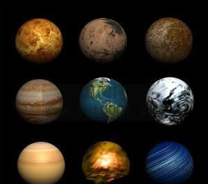 十大行星排行榜