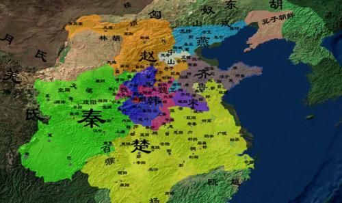 战国时期七国分别是现在的哪里地图