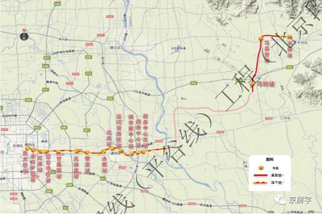 地铁平谷线详细规划图（平谷线2025年建成通车）(1)