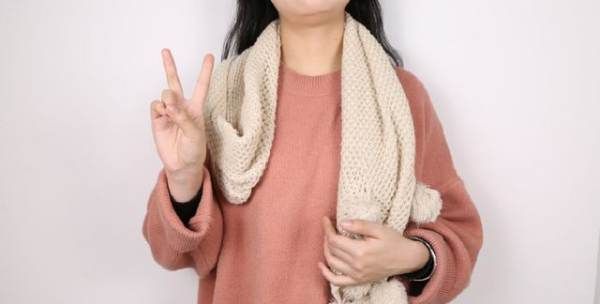 怎么系围巾,围巾怎么系图5