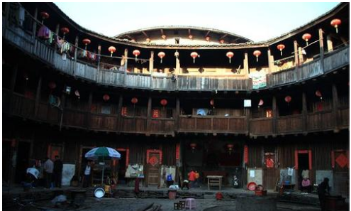 四菜一汤土楼在哪里,田螺坑土楼群在哪里图3