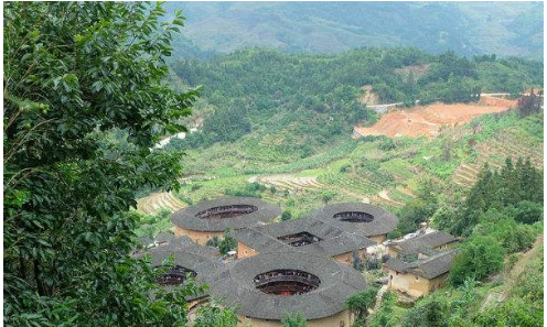 四菜一汤土楼在哪里,田螺坑土楼群在哪里图2