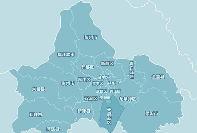 天府之国是哪个城市，天府新区有多大？大源归高新区还是天府新区？图3