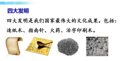​四大发明都有什么，中国四大发明有什么？