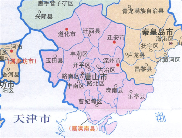 唐山市常住人口多少(唐山市各区县人口排名)