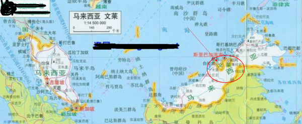 文莱在哪里离中国远,文莱的地理位置在哪儿图1