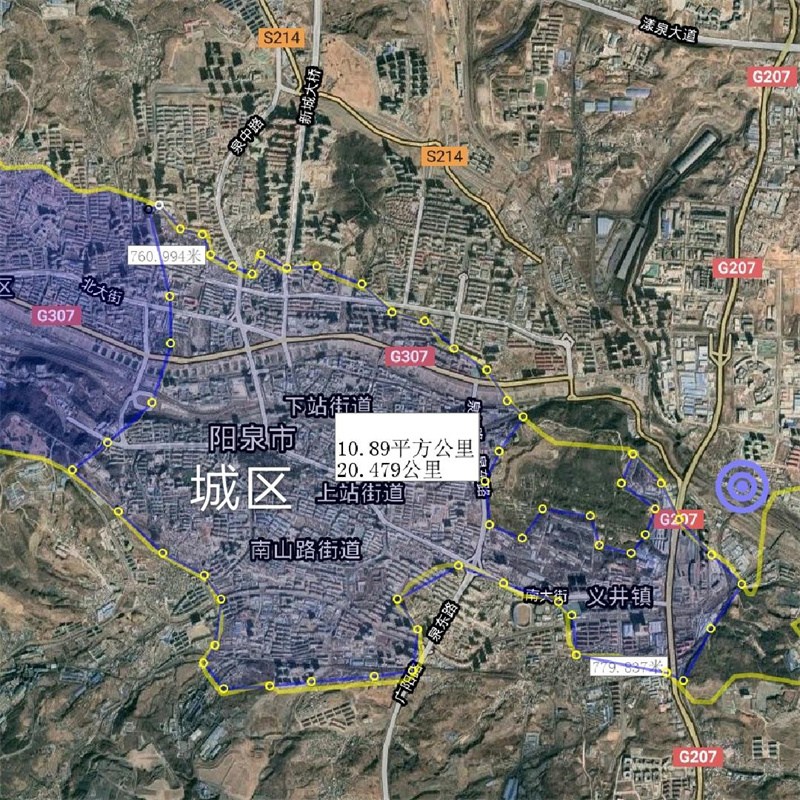 阳泉市哪个县最大(阳泉市3区2县建成区面积排名)