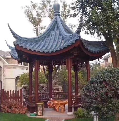 一、凉亭材质：