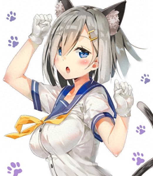 动漫里萌死人的猫耳娘来了，请注意查收你的傲娇女友