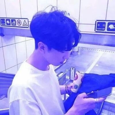 蓝色系男生头像个性潮图