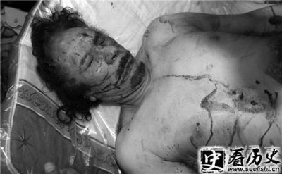 ​利比亚前领导人卡扎菲死前最后一刻画面遭曝光