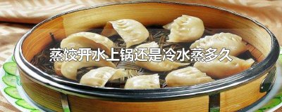 ​蒸饺子是冷水蒸还是开水蒸,蒸多长时间最好 蒸饺子是冷水蒸还是开水蒸好