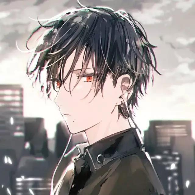 头像：高冷腹黑动漫男生头像