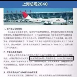​上海第三机场拟选址青浦区练塘镇