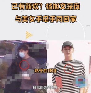 ​杨旭文搂神秘女回家疑恋爱 曾涉美女演员坠楼事件