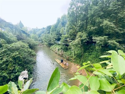 ​山涧里，乘凉、吃烧烤，都江堰王婆岩好耍不？