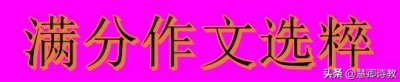 满分作文！四年级上册全部8个单元习作（最优范文22篇）