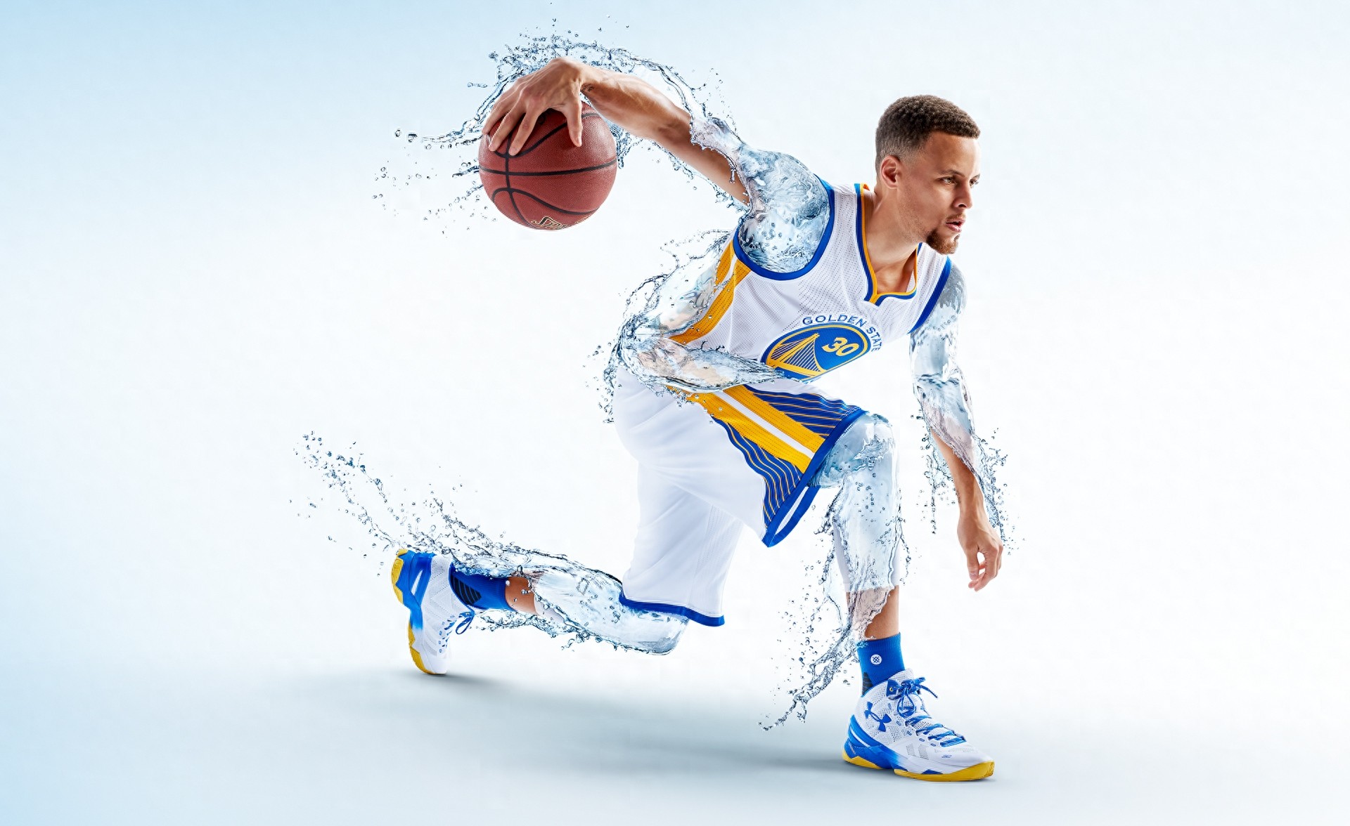 分享一波NBA球星库里Stephen Curry的海报  手机壁纸 高清图 美图