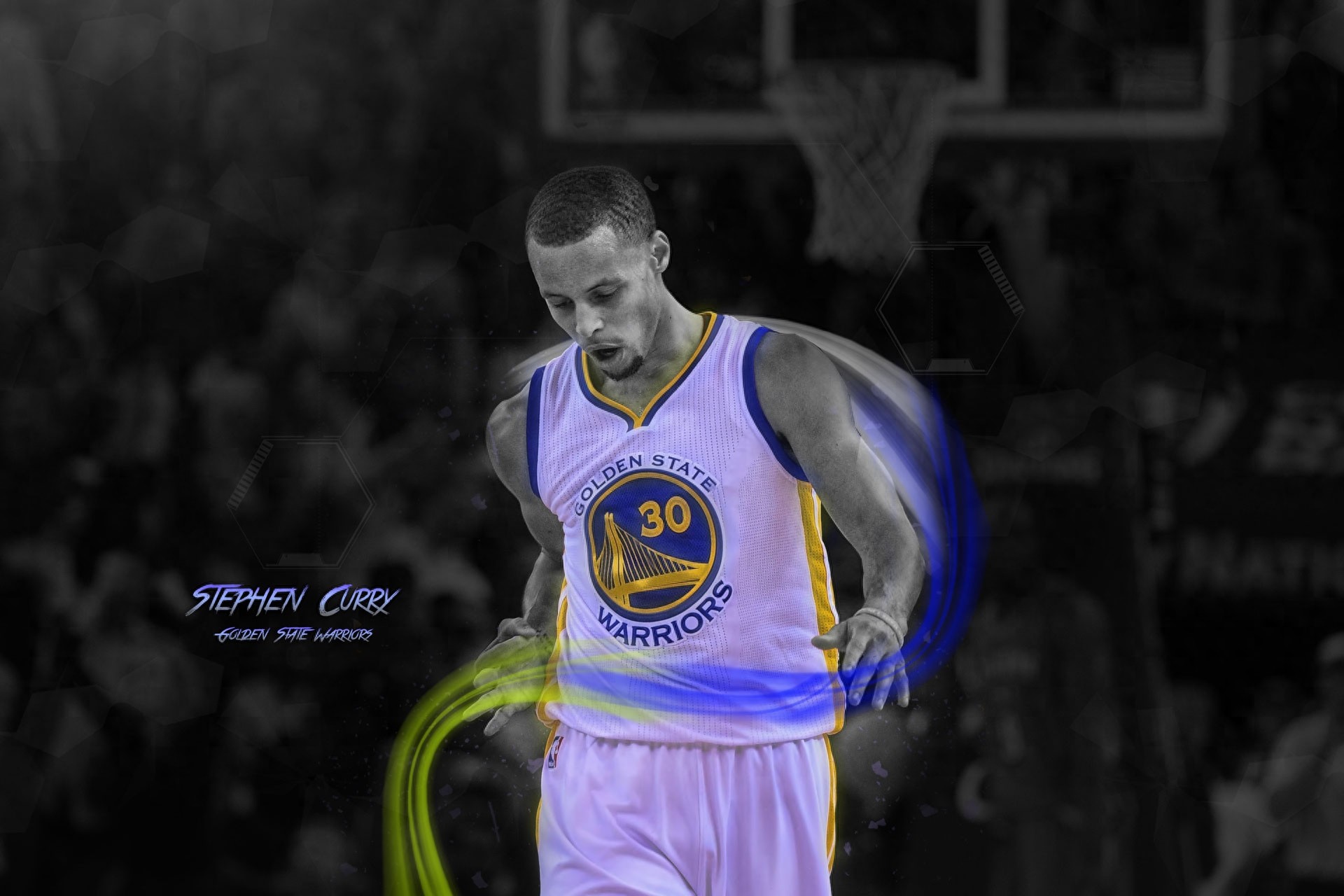 分享一波NBA球星库里Stephen Curry的海报  手机壁纸 高清图 美图