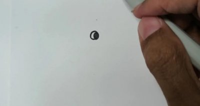 ​可爱的海豚怎么画 儿童简笔画教程