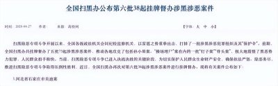 2020年国督一号案，黑老大吴迪独霸石家庄20年，涉黑6.5亿