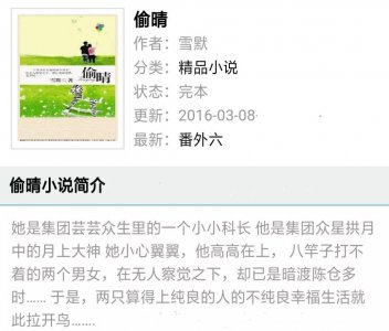 ​男女主办公室地下恋情发展到公开的故事《偷晴》