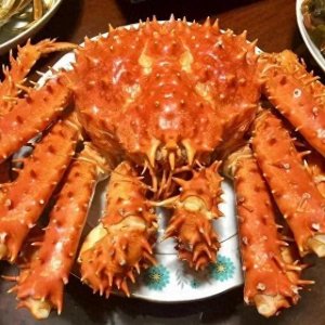 ​年夜饭压轴菜第三道:帝王蟹三吃