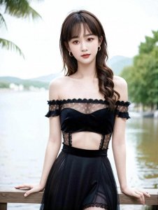 ​夏日清凉女神：完美身材与顶尖颜值的诱惑