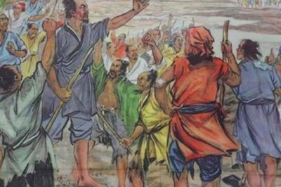 ​明中期奸臣当道、宦官乱政，阶级矛盾日益尖锐，导致爆发农民起义