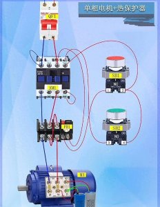 ​电工实物电路彩图，有一张有问题，如果你能看出说明工资一定过万