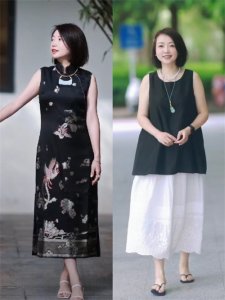 ​被这位50岁阿姨惊艳到，衣穿宽松、妆发清爽，到老没有油腻感