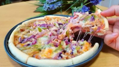 ​手把手教你做披萨，不仅卫生，成本还低，比外面卖的还好吃