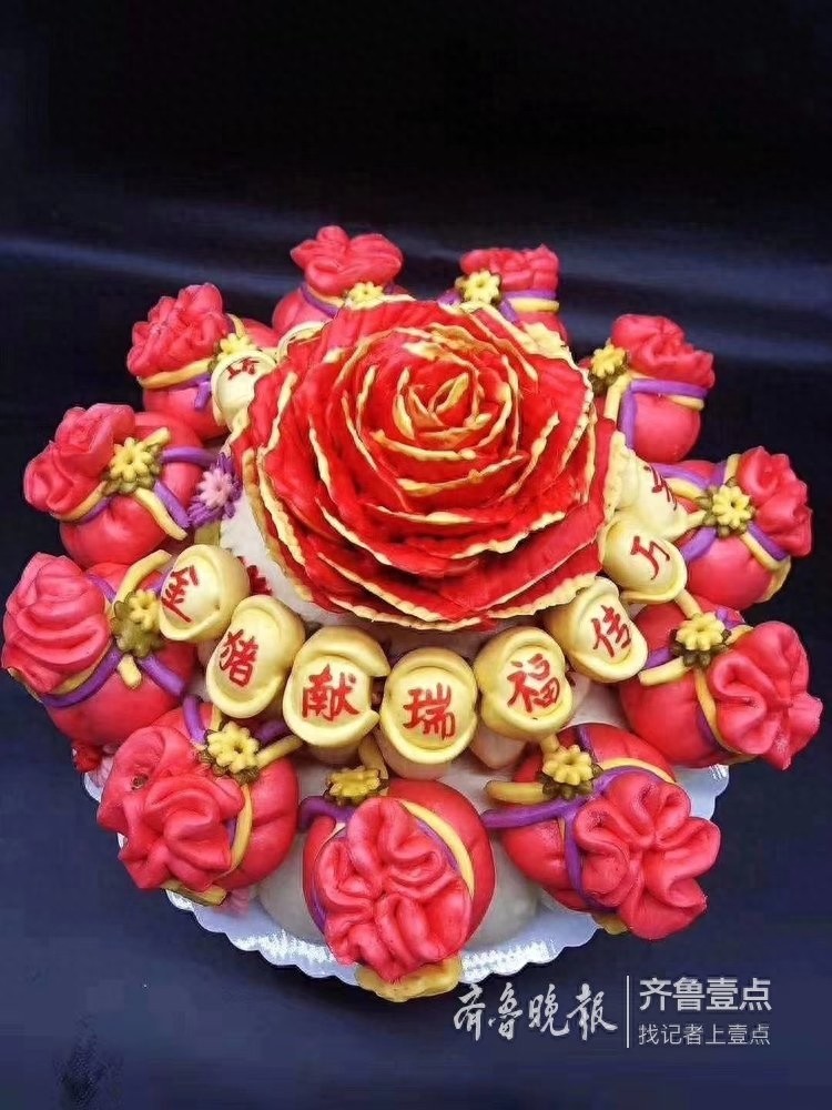 堪比艺术品的胶东大饽饽，真的不忍下口