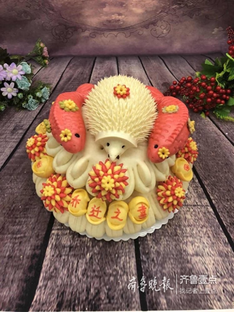 堪比艺术品的胶东大饽饽，真的不忍下口