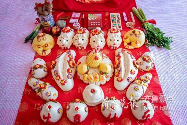 堪比艺术品的胶东大饽饽，真的不忍下口