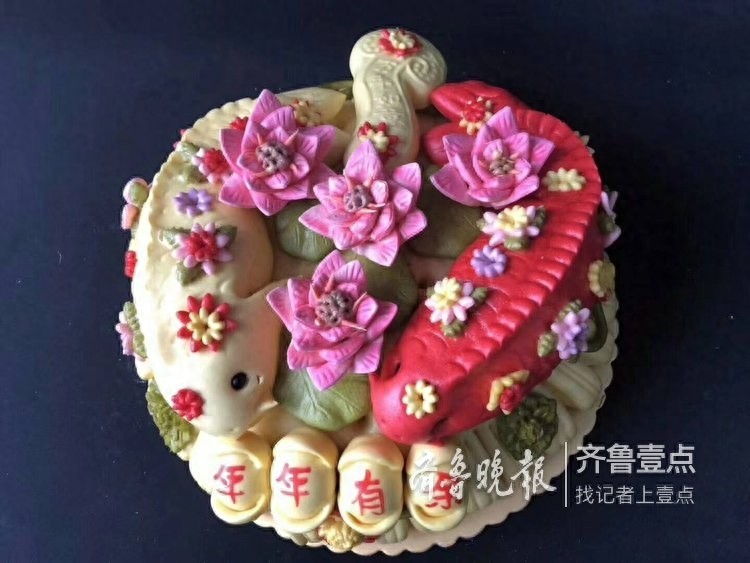 堪比艺术品的胶东大饽饽，真的不忍下口