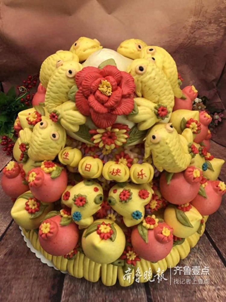 堪比艺术品的胶东大饽饽，真的不忍下口