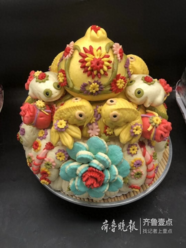 堪比艺术品的胶东大饽饽，真的不忍下口