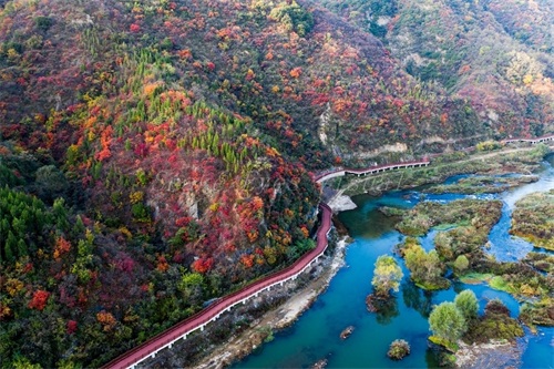 没想到呀，这个地方非常美，有美景有温泉，这就是洛阳九龙山