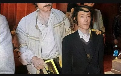 ​1981年，食人魔佐川，被捕后留下的一张老照片，后来逍遥法外！