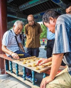 ​江湖残棋之王“七星聚会”，难住了无数的街边象棋爱好者