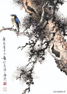 ​“亭亭山上松，瑟瑟谷中风”——名家写意国画松树作品