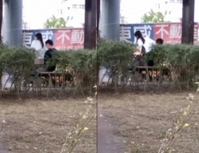 ​未成年情侣公园激情“打野战”，满地狼藉让人不忍直视！