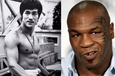 ​谈到李小龙，拳王泰森曾口出狂言：若拳击没有规则，我能打死他