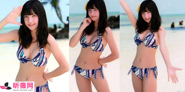 SNH48赵粤泳装胸围性感 赵粤个人资料年龄